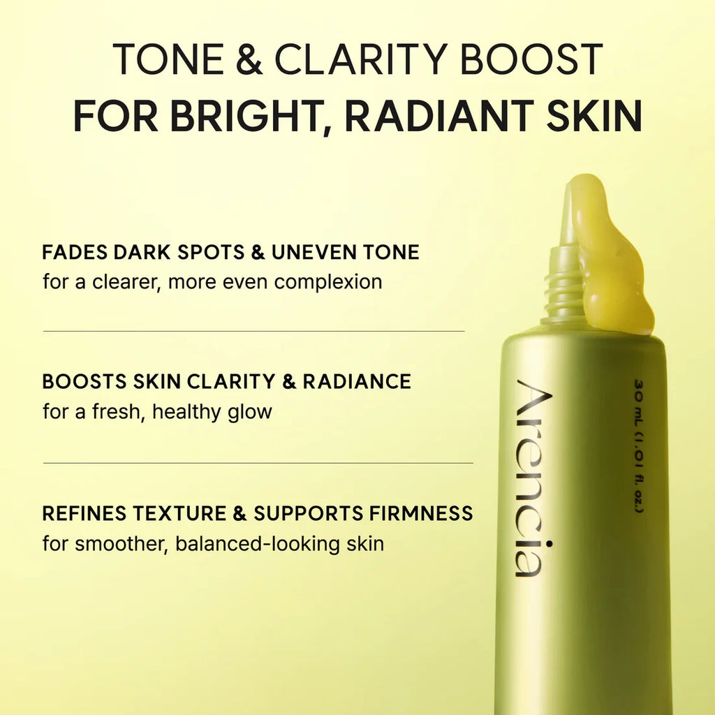 Arencia Glow Duo | Vitamin C Booster Shot + Rice Mochi Cleanser