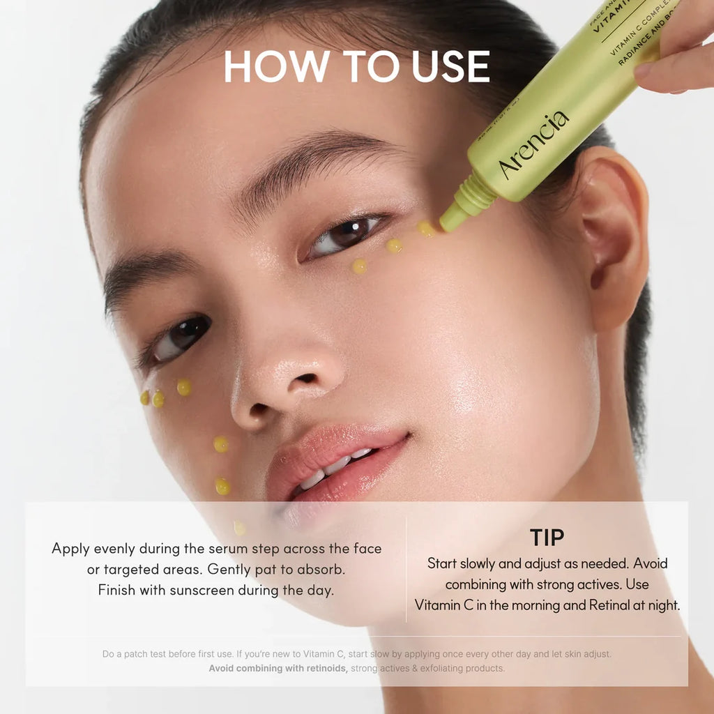 Arencia Glow Duo | Vitamin C Booster Shot + Rice Mochi Cleanser