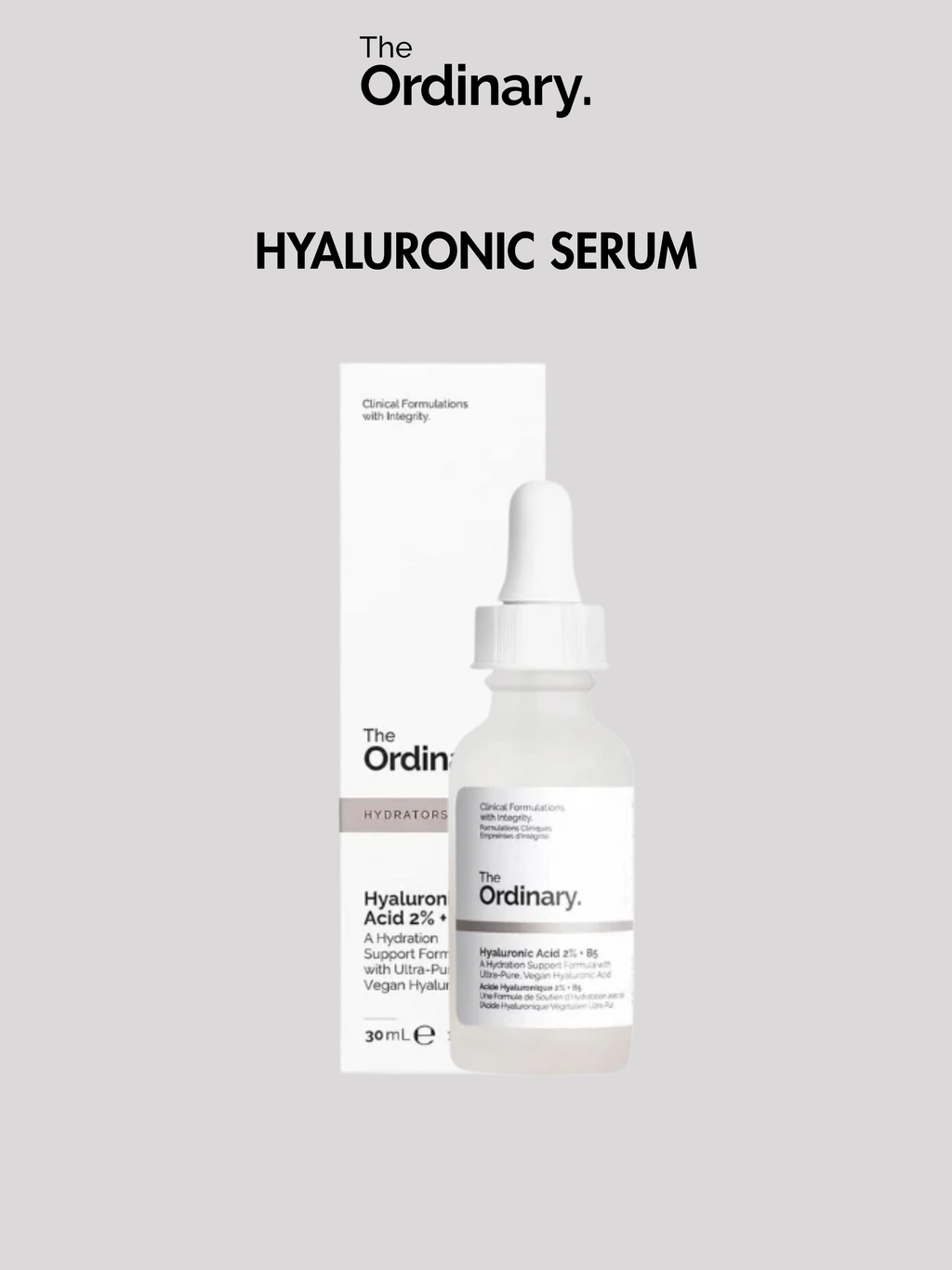 The Skin Support Set (Niacinamide + Hyaluronic Serum)