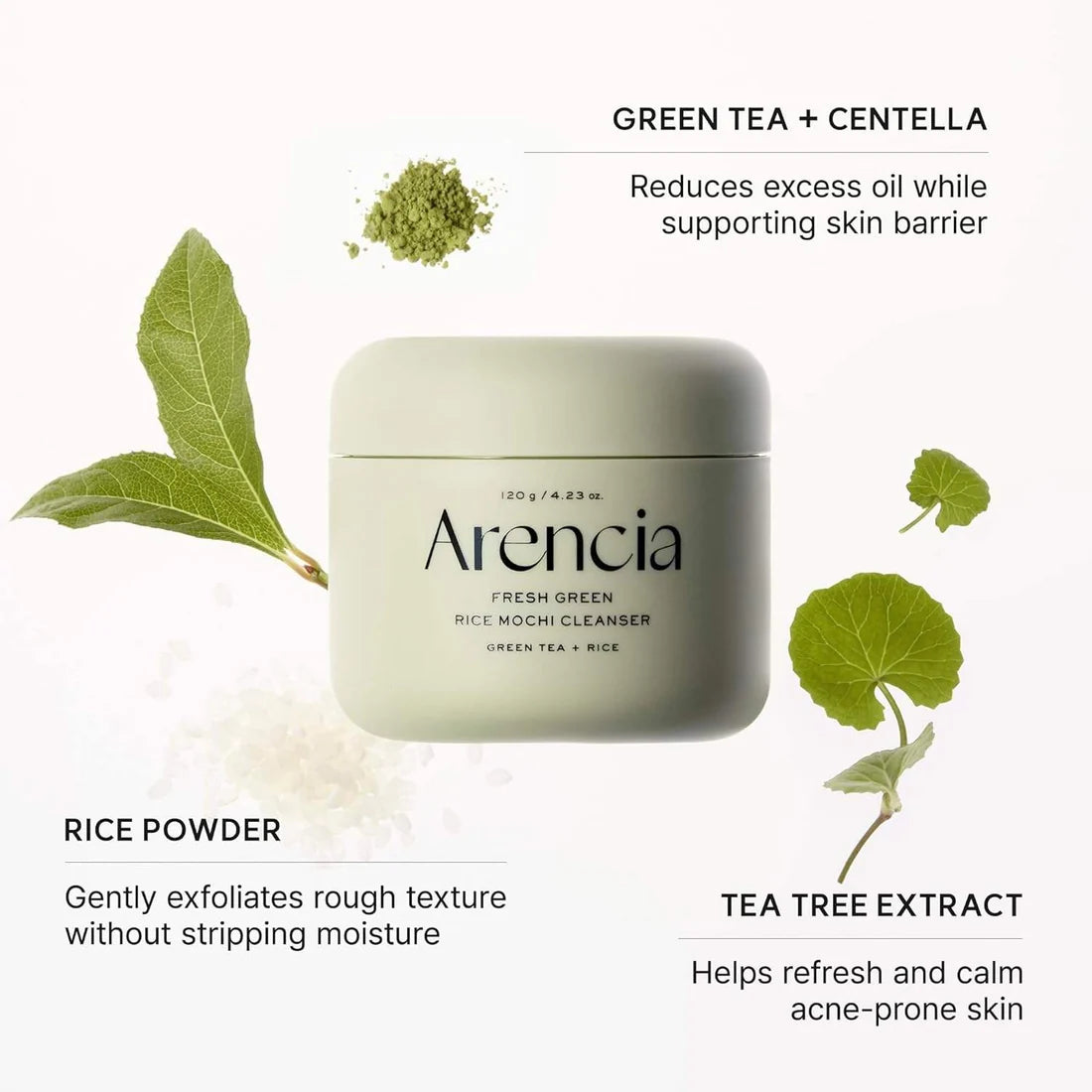 Arencia Glow Duo | Vitamin C Booster Shot + Rice Mochi Cleanser