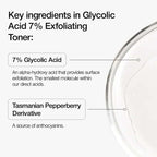 Urapra Glycolic Acid 7% Toning Solution 200ml – Buy 1 Get 1 Free | Brightening & Skin Refining Toner