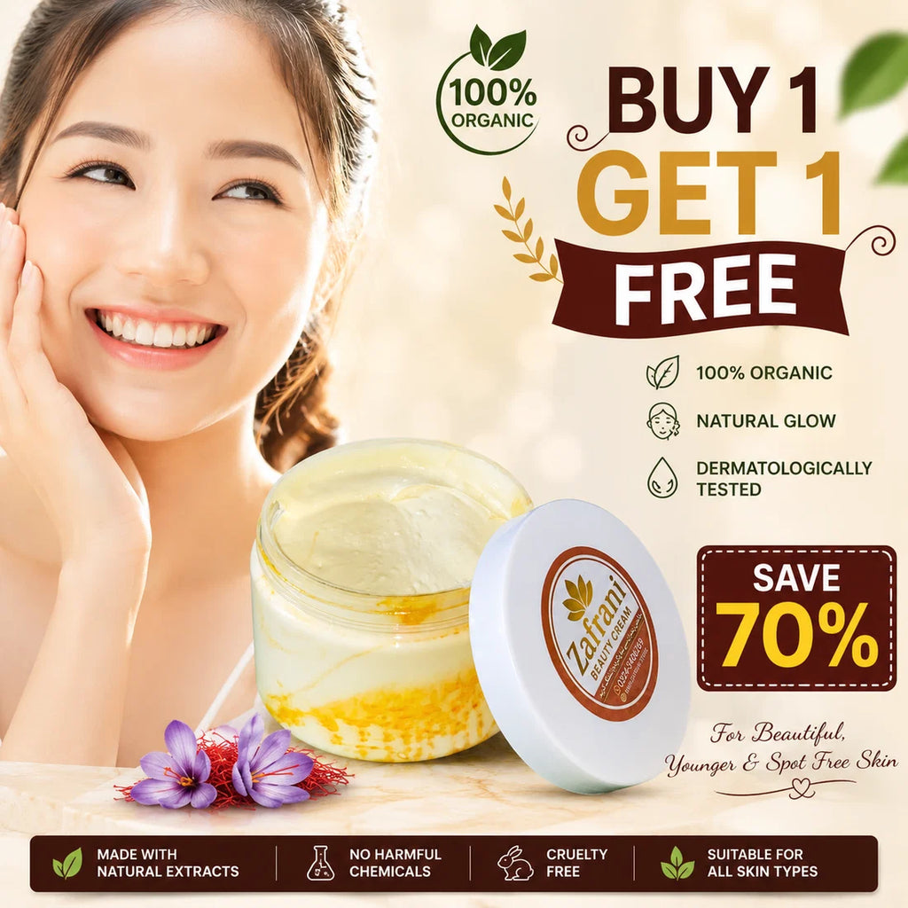 Zafrani Glow Gold Serum Cream| Buy 1 Get 1 FREE | 100% Organic
