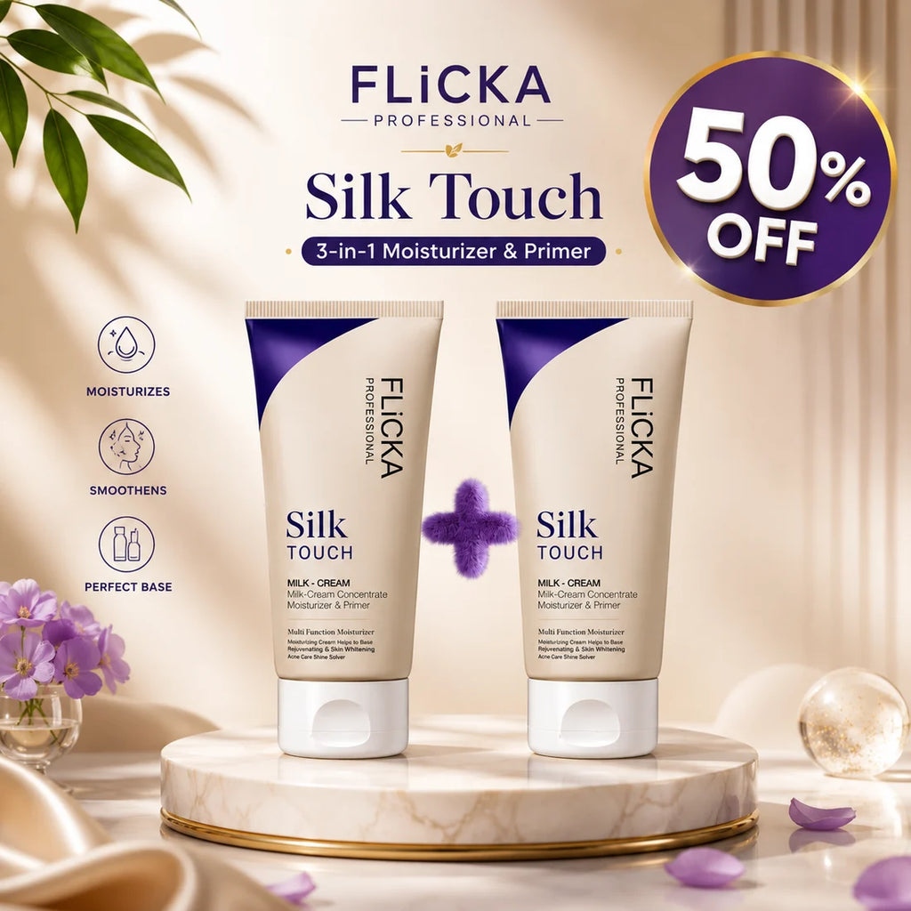 Flicka Silk Touch - 3 in 1 Moisturizer,Primer & Sunscreen | BUY 1 GET 1 FREE