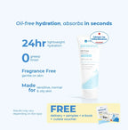 Dermive Oil-Free Moisturizer Pack of 2 – Fragrance Free | Ceramides & Hyaluronic Acid