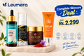 Complete Glow Routine Box – Serum + Sunblock + Zafrani Glow Cream + Pilgrim Peeling Solution