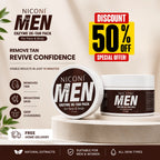 Niconi Men Enzyme De-Tan Pack – Tan Removal & Skin Brightening