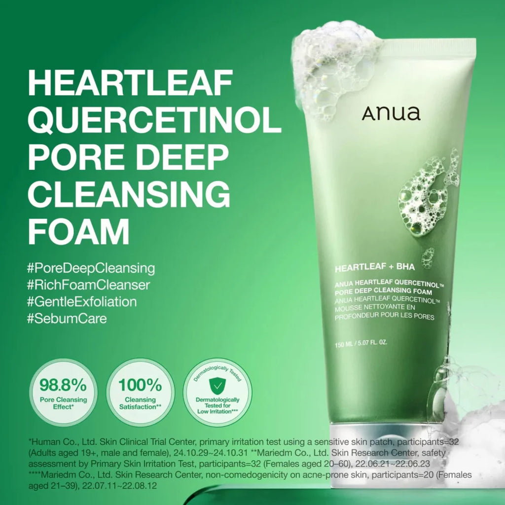 Acne & Blemish Control Duo (Azelaic Acid 10+ Hyaluron Serum + Heartleaf Quercetinol Pore Cleansing Foam)
